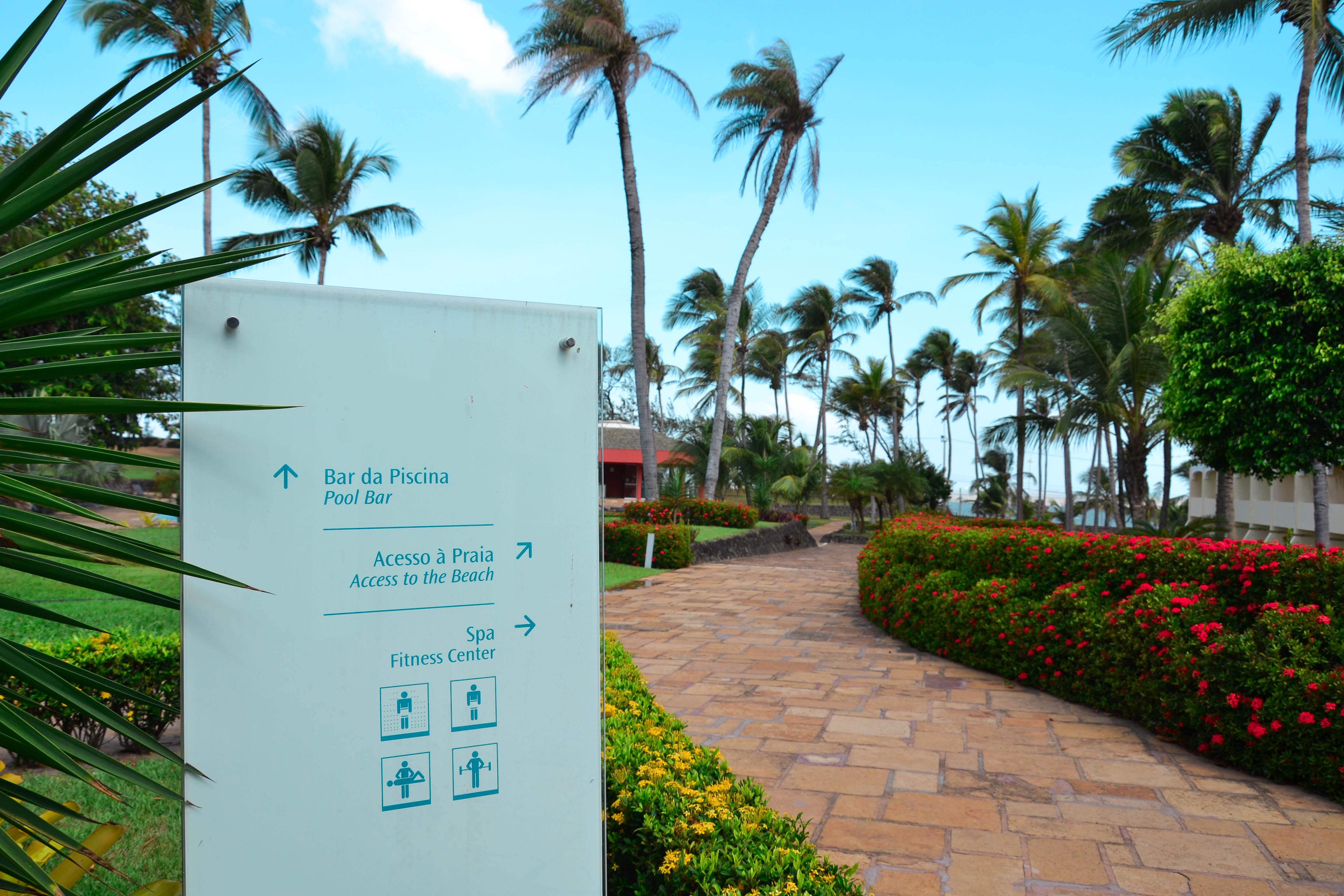 Blue Tree Towers Sao Luis酒店 外观 照片 A directional sign at a resort